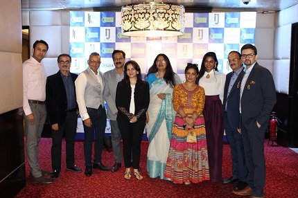 (l to r) Arpit Kala, Sangeeta Diwan, Babita Malkani, Madhu Sneha, Amy Billimoria, Nisha JamVwal, Nachiket Barve, Vimal Chand Surana, Nirupa Bhatt, Mugdha Godse, Aruna Patel, Alok Kala and Gunjan Jain