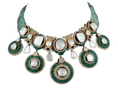 Polki & emerald choker, Raniwala 1881 Architecture